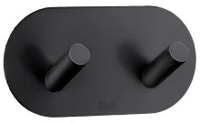 Dobbel krok selvklebende 96 mm - matt svart